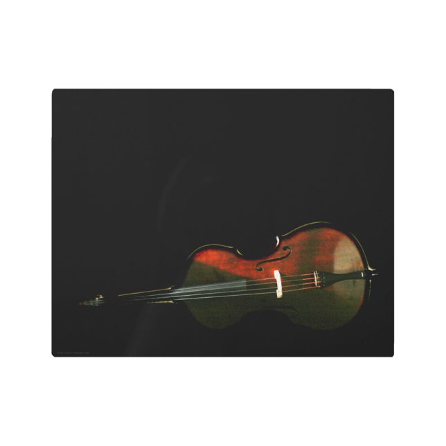 Bass 3 14x11 (35x27.5cm) wamecna metal print (Front)