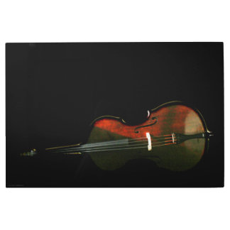 Bass 3 36x24 (90x60cm) wamecna metal print