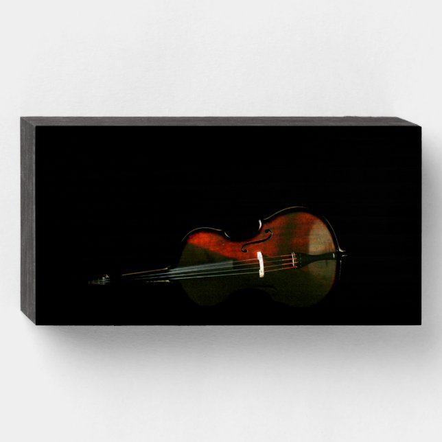 Bass 3 wbs8x4cna wooden box sign (Front Horizontal)