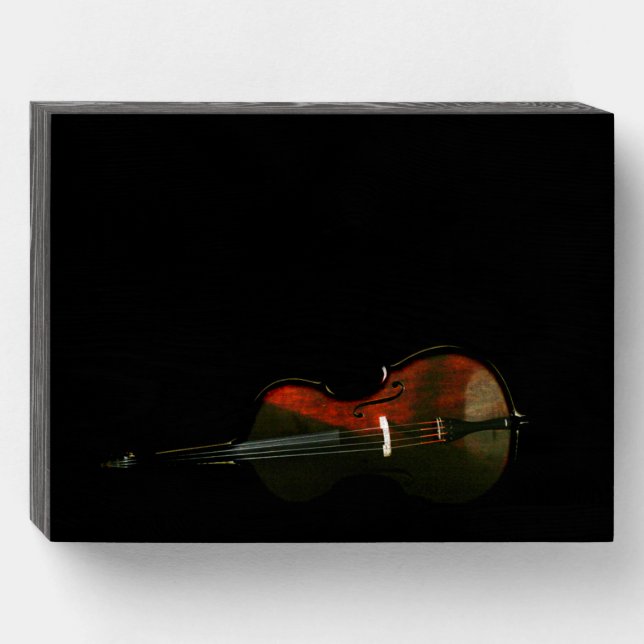 Bass 3 wbs8x6cna wooden box sign (Front Horizontal)