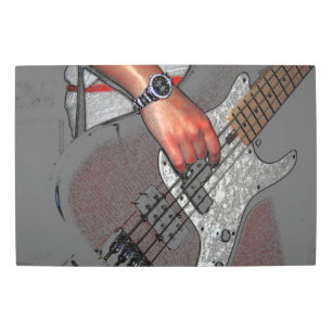Bass 4 30x20 (75x50cm) wamecnm metal print
