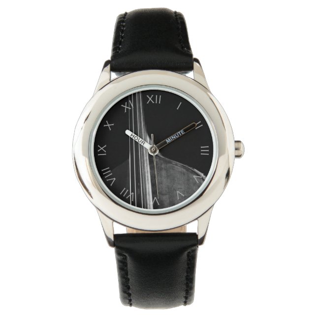 Bass 5 Grey Roman Numbers wacnm Watch (Front)