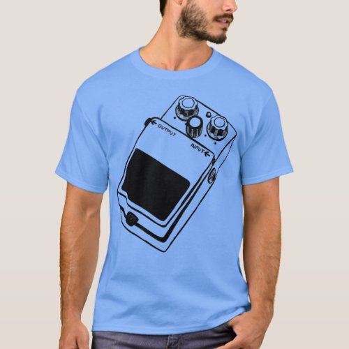 Bass and Guitar effect pedal stompbox overdrive fx T_Shirt