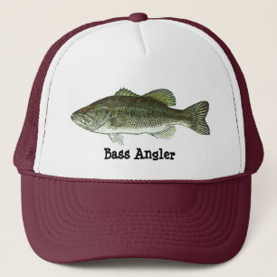 Bass Angler, Bass Angler Hat/Cap Trucker Hat