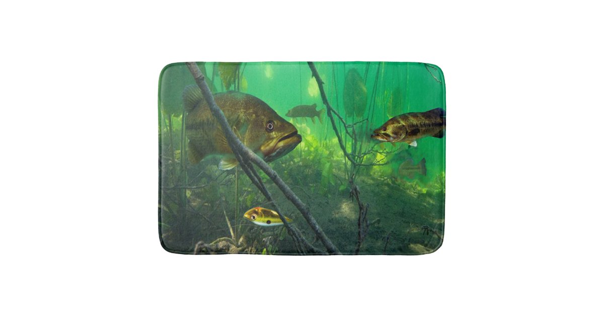 Bass Bathroom Mat Zazzle