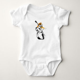 Bass Cat Baby Grow Bodysuit