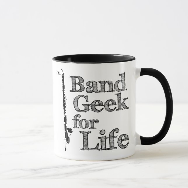 Bass Clarinet Band Geek Mug (Right)