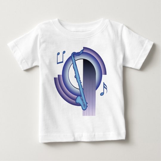 Bass Clarinet Deco2 Baby T-Shirt
