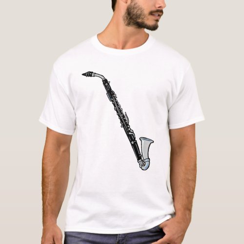 Bass Clarinet Graphic Just the Clarinet T_Shirt