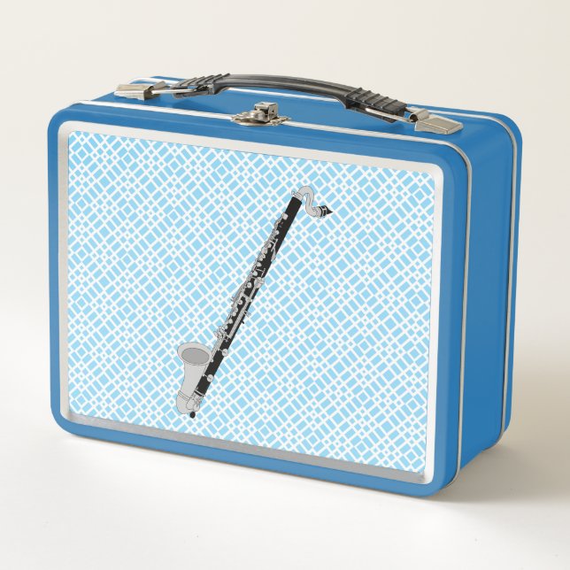 Bass Clarinet Metal Lunch Box (Front)