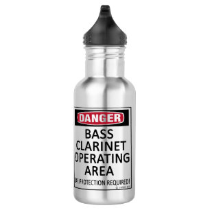 Bass Clarinet Operating Area Stainless Steel Water Bottle