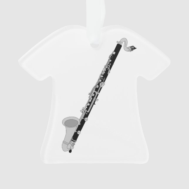Bass Clarinet Ornament (Front)