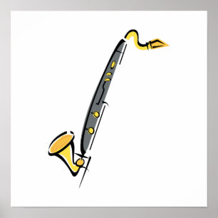 Bass Clarinet Poster