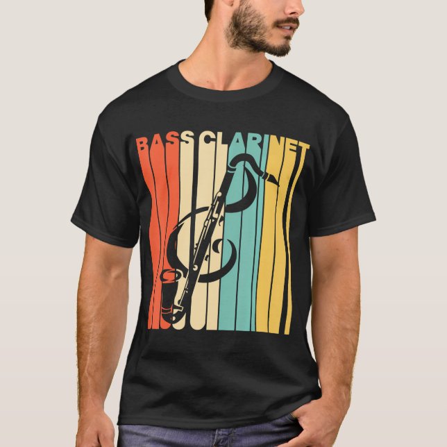 Bass Clarinet Silhouette T-Shirt (Front)
