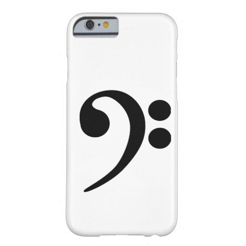 Bass Clef Barely There iPhone 6 Case
