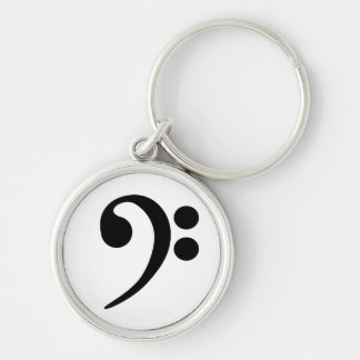 Bass Clef Keychain