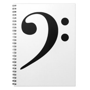 Bass Clef Music  Notebook