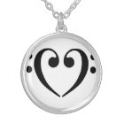 Bass Clef Necklace