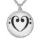 Bass Clef  Necklace