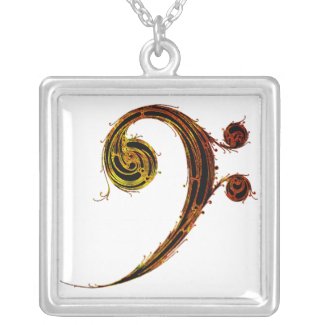 Bass Clef Necklace