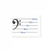Bass Clef Notes (Line Rhymes)