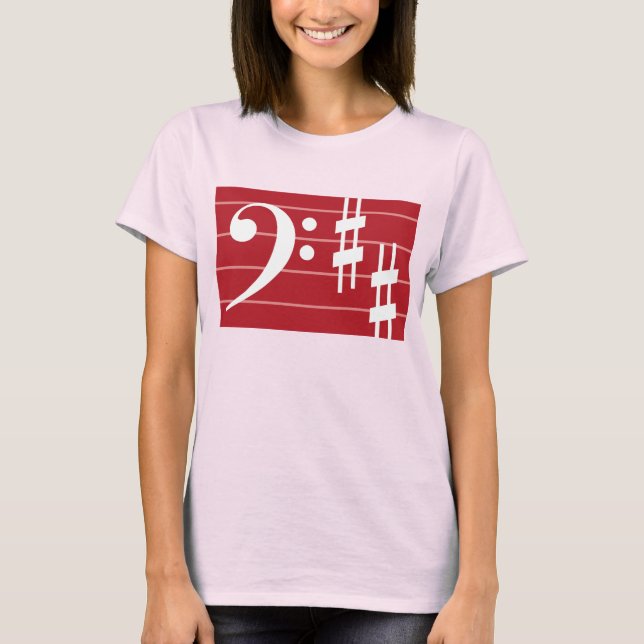 Bass Clef T-Shirt (Front)
