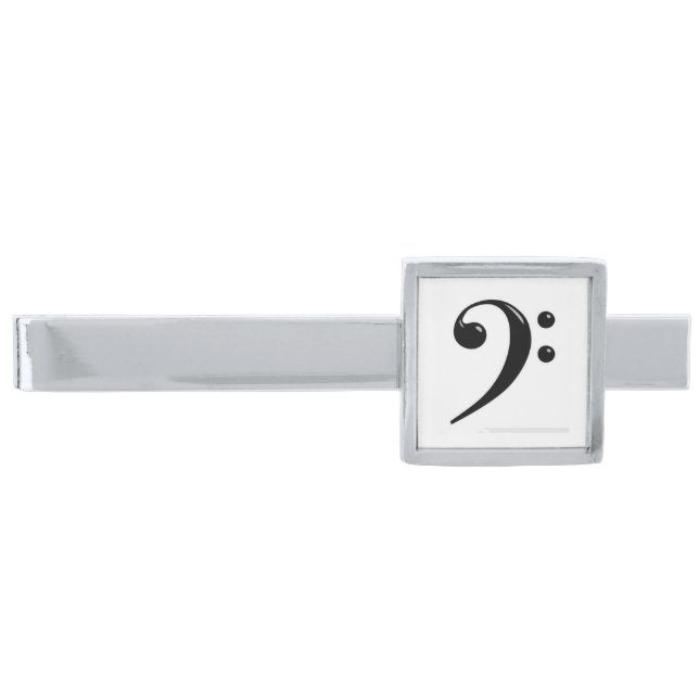 Bass Clef Tie Bar (Front)