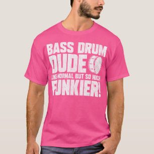 Bass Drum Dude Marching Band Drummer T-Shirt