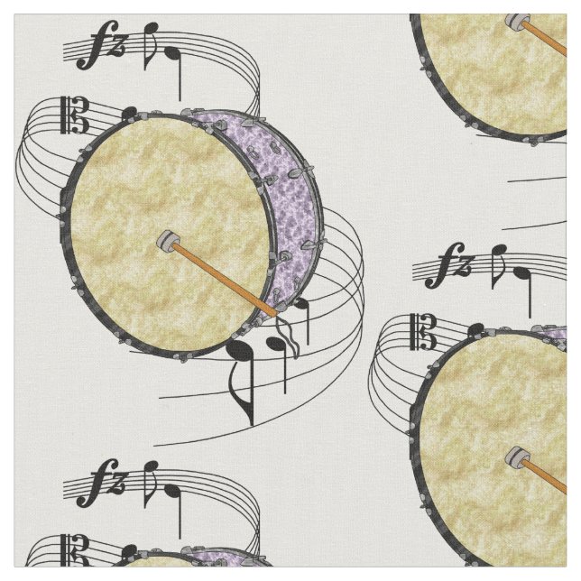 Bass Drum Fabric (Close Up)