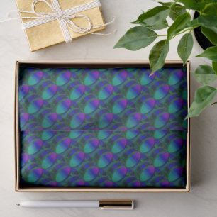 Bass Drum Shades of Blue Pattern Tissue Paper