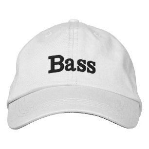 Bass Embroidered Baseball Cap