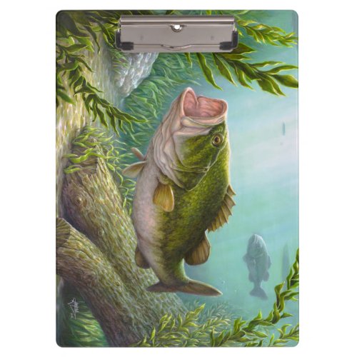 Bass Fish Clipboard