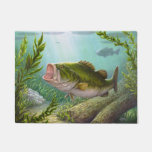 Bass Fish Doormat at Zazzle