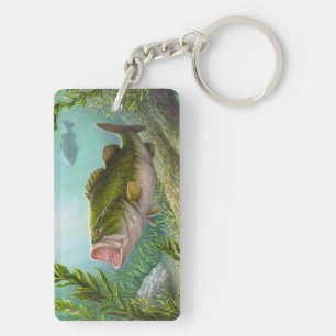 Bass Fish Keychain