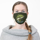 Bass Fish Mask for Men (Worn)