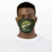 Bass Fish Mask for Men (Worn)