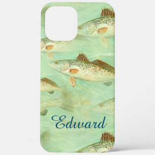 Bass Fish Pattern iPhone 12 Pro Max Case