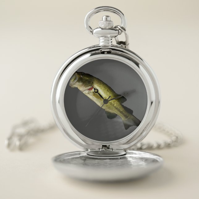 Bass fish pocket watch (Inside)