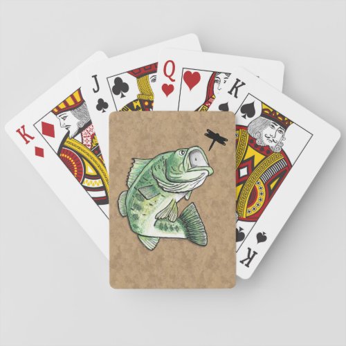 Bass Fish Poker Cards