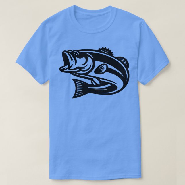 Bass Fish T-Shirt (Design Front)