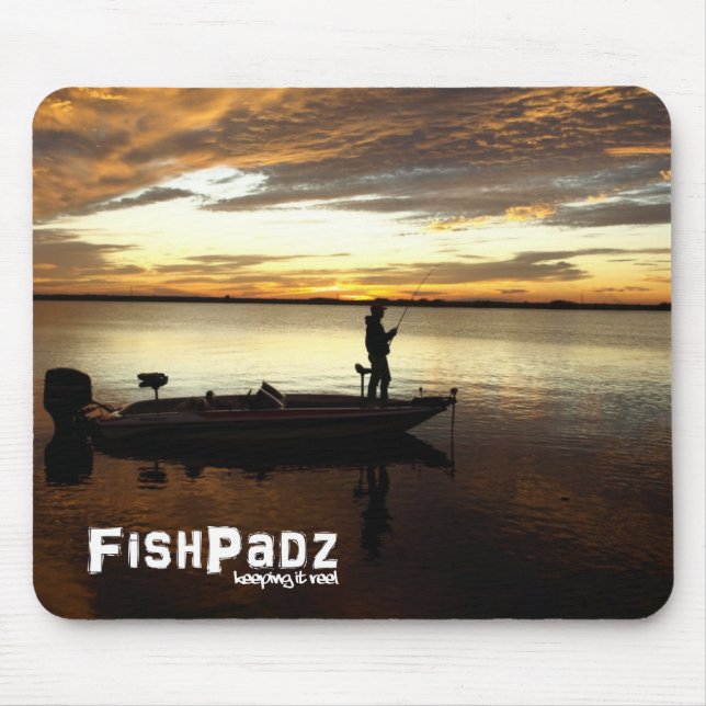 Bass Fisherman Mousepad (Front)