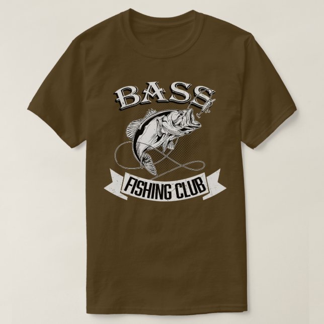 Bass Fishing Club T-Shirt (Design Front)