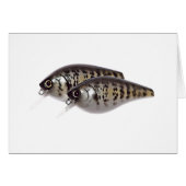 Bass Fishing Crankbait Card (Front Horizontal)