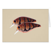 Bass Fishing Crankbait Card (Front Horizontal)