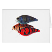 Bass Fishing Crankbait Card (Front Horizontal)