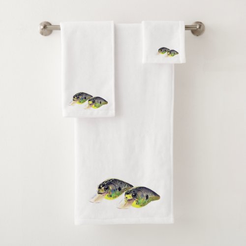 Bass Fishing Crankbait Towel Set