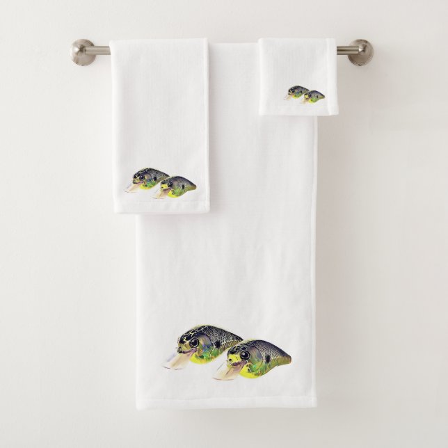 Bass Fishing Crankbait Towel Set (Insitu)