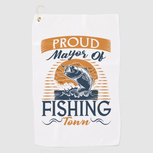 Bass Fishing for Fishing Lover Golf Towel