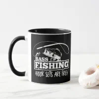 Bass Fishing Quote Funny Angler Hobby Sports Giant Coffee Mug, Zazzle