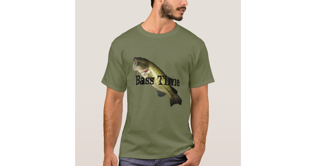 Bass Fishing Large Mouth Men's T-Shirt